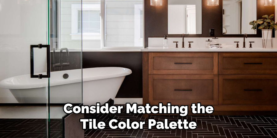 Consider Matching the
Tile Color Palette