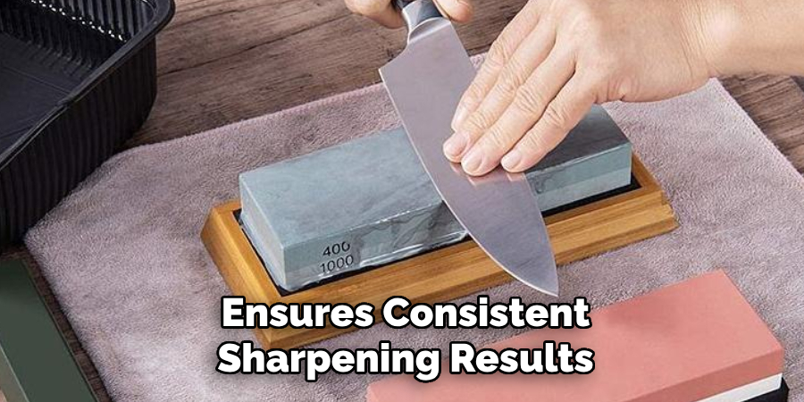 Ensures Consistent
Sharpening Results