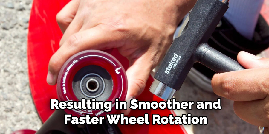 Resulting in Smoother and
Faster Wheel Rotation