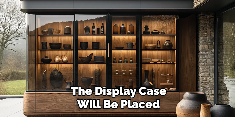 The Display Case
Will Be Placed