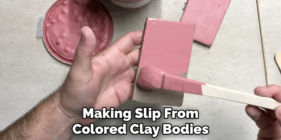 Making Slip From
Colored Clay Bodies