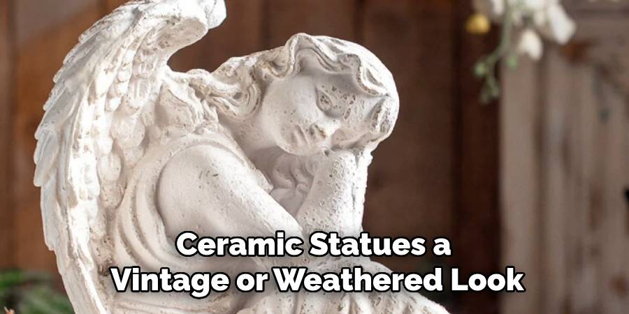 Ceramic Statues a
Vintage or Weathered Look