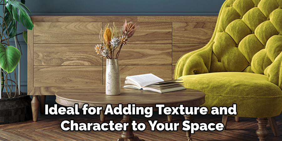 Ideal for Adding Texture and
Character to Your Space