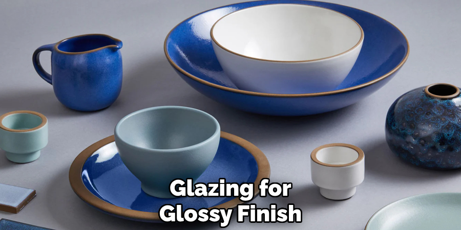 glazes are glossy finishes