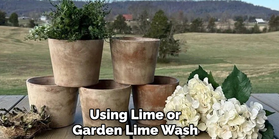 Using Lime or
Garden Lime Wash