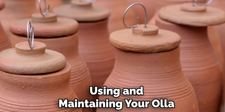 Using and
Maintaining Your Olla
