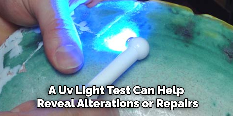 A Uv Light Test Can Help Reveal Alterations or Repairs