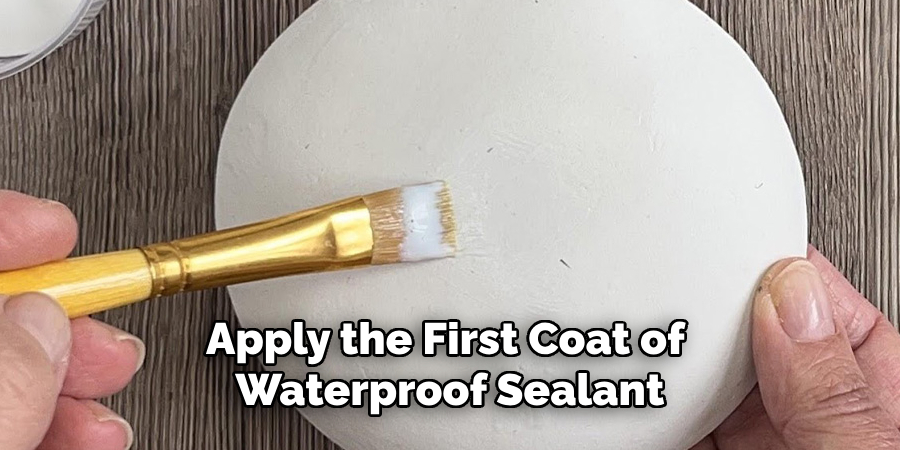 Apply the First Coat of Waterproof Sealant