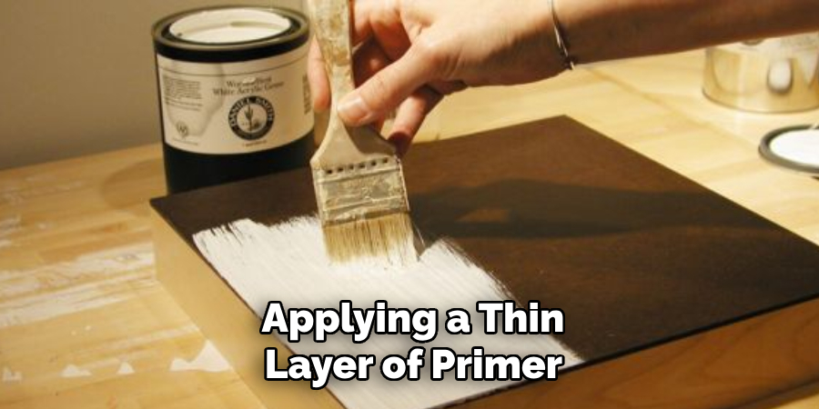 Applying a Thin Layer of Primer Specifically Designed