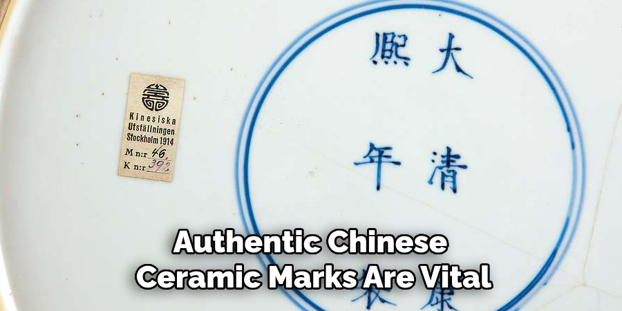 Authentic Chinese Ceramic Marks Are Vital