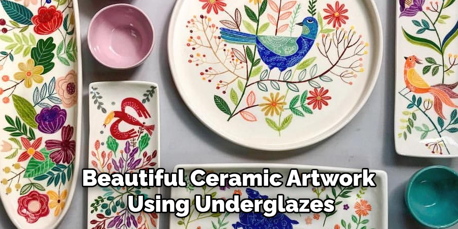 Beautiful Ceramic Artwork Using Underglazes