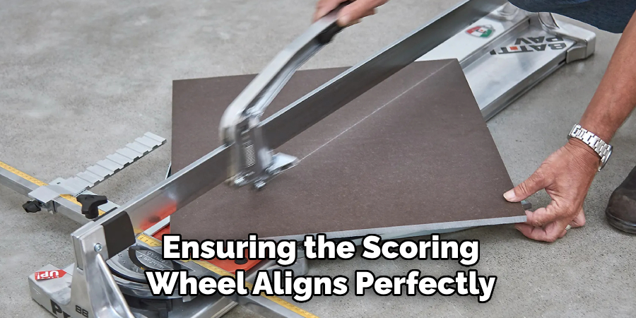 Ensuring the Scoring Wheel Aligns Perfectly