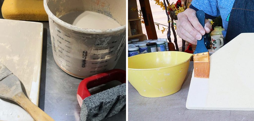 How to Apply Kiln Wash