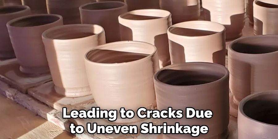 Leading to Cracks Due to Uneven Shrinkage