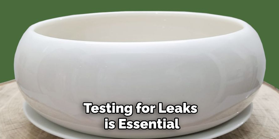 Testing for Leaks is Essential