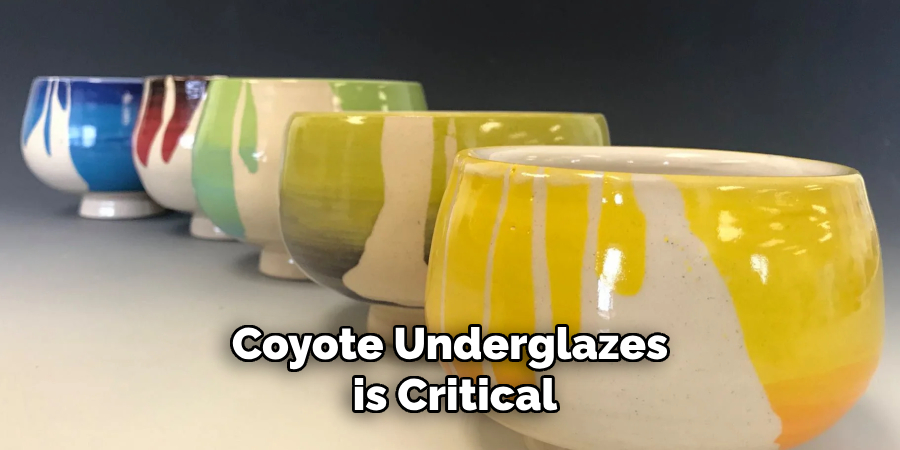 Coyote Underglazes is critical