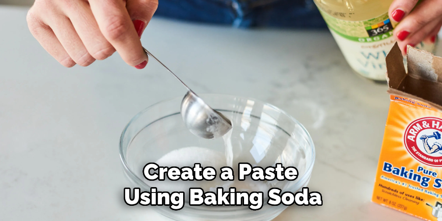 Create a Paste Using Baking Soda