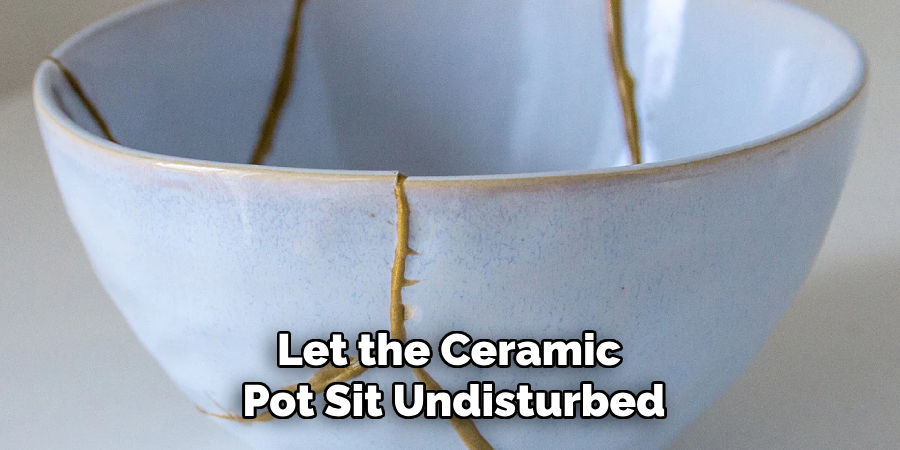 Let the Ceramic Pot Sit Undisturbed