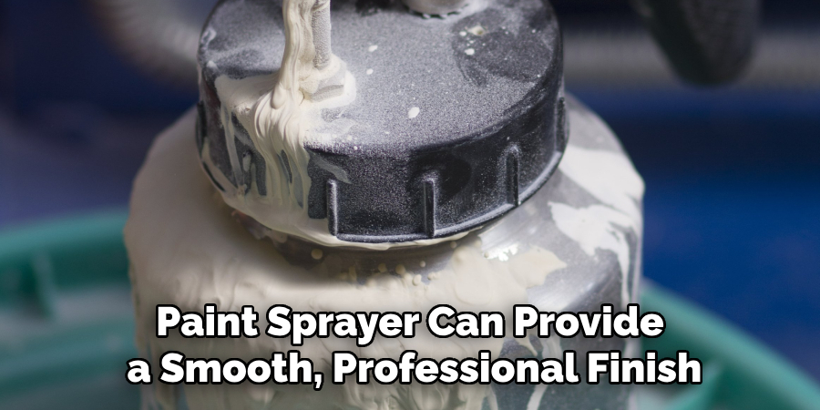 Paint Sprayer Can Provide
 a Smooth, Professional Finish