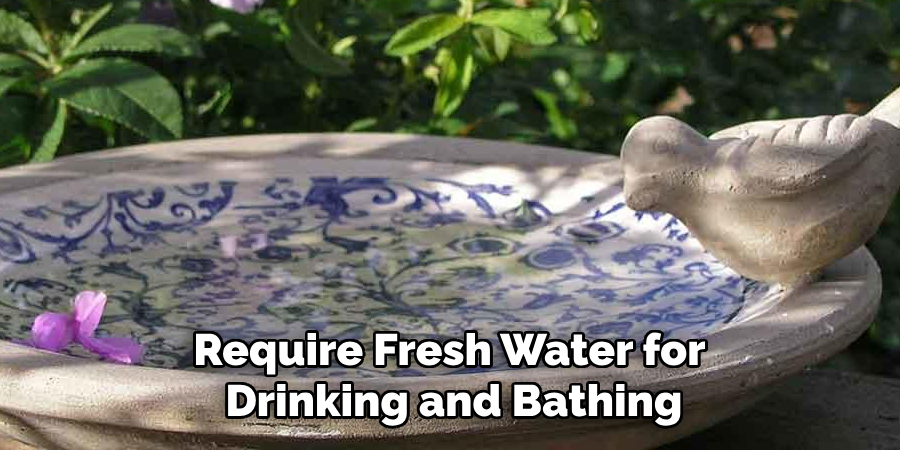 Require Fresh Water for Drinking and Bathing