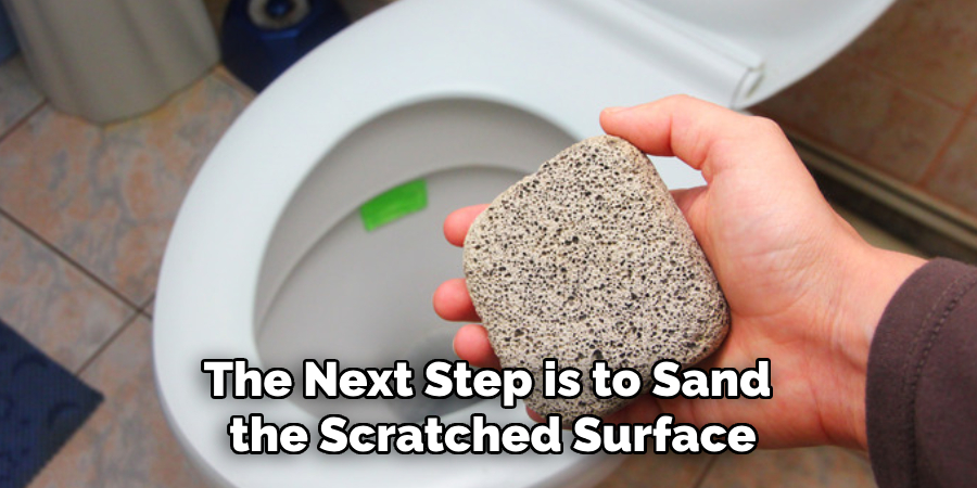 The Next Step is to Sand the Scratched Surface